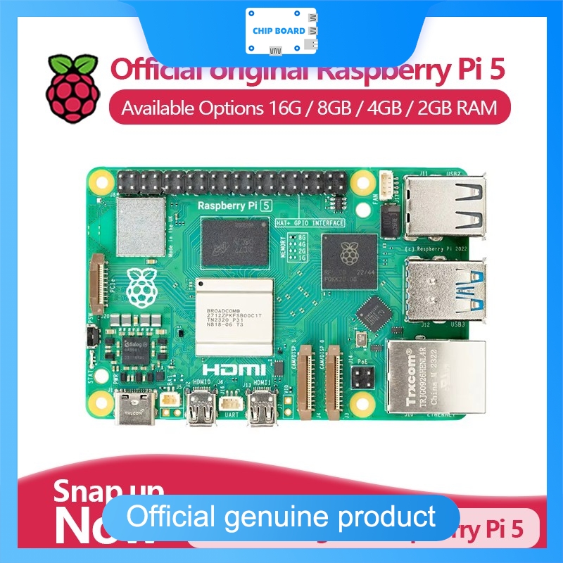 Raspberry Pi 5 8Gb Kit - Official Raspberry Pi 5 Single Board