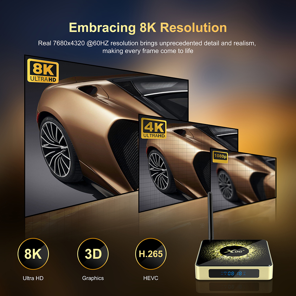 X96 X10 Amlogic S928X-J TV Box - Khadas Vim4 8Gb ulasan dan harga