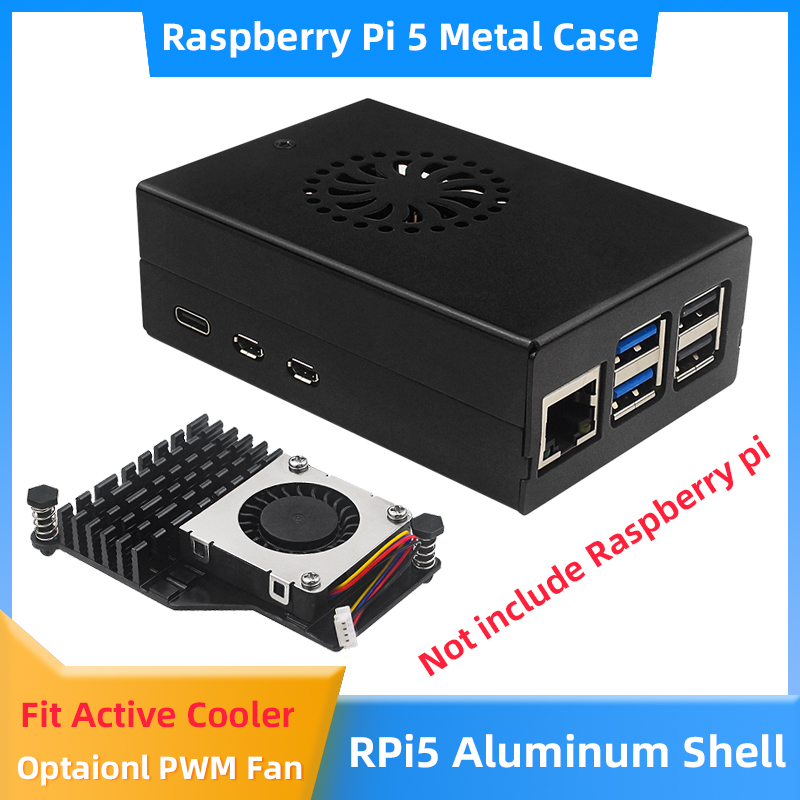 Raspberry Pi 5 Aluminum Alloy  - Raspberry Pi 5 8Gb Kit ulasan dan harga