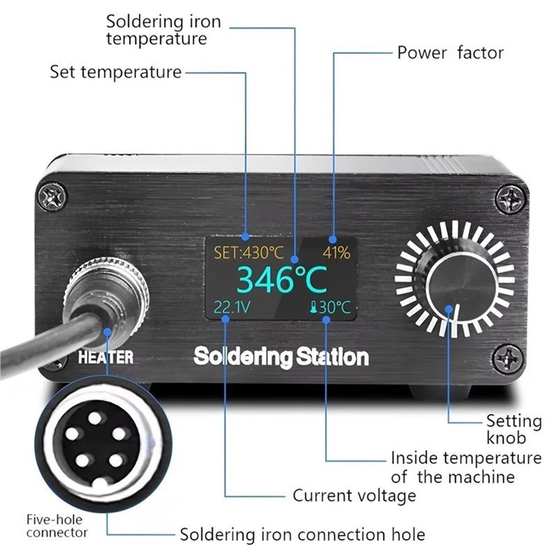 AB11-T12 For Home Repairing So - Soldering Station T12 Oled ulasan dan harga