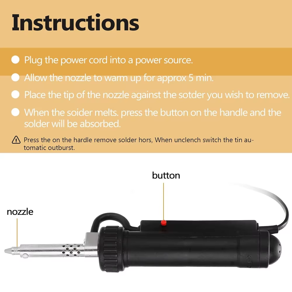 BBT-680 Electric Vacuum Solder - Desoldering Gun Vacuum Electric ulasan dan harga