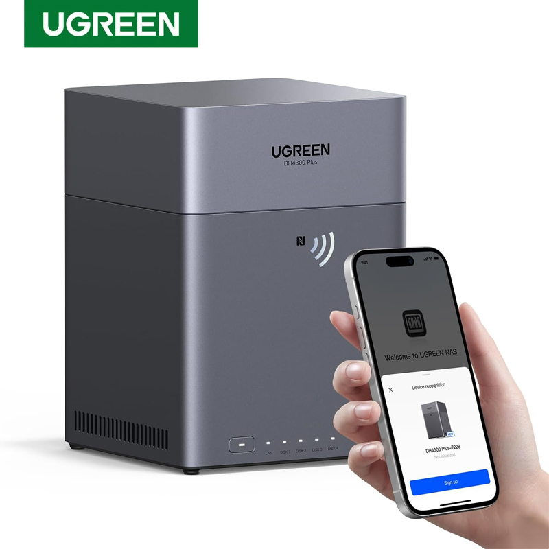 UGREEN NAS DH4300 Plus 4 Bay D - Khadas Vim4 8Gb ulasan dan harga
